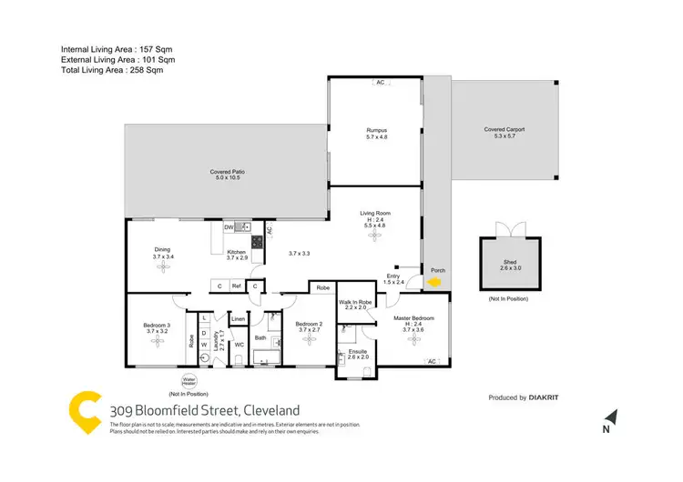 Floorplan of Homely house listing, 309 Bloomfield Street, Cleveland QLD 4163