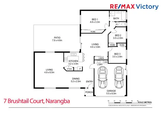 Floorplan of Homely house listing, 7 Brushtail Court, Narangba QLD 4504