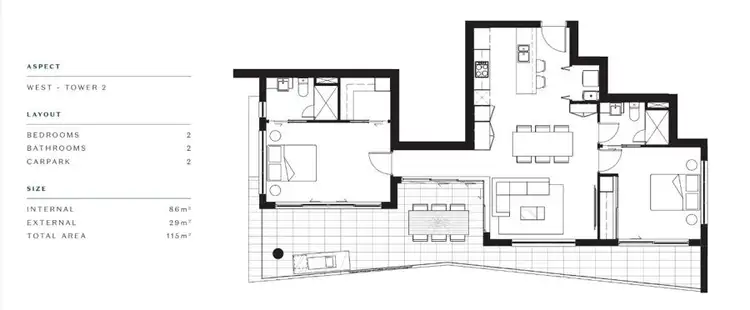 Floorplan of Homely apartment listing, Address available on request