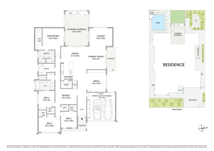 Floorplan of Homely house listing, 4 Bond Street, Pelican Waters QLD 4551