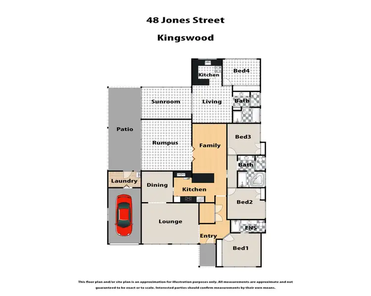 Floorplan of Homely house listing, 48 Jones Street, Kingswood NSW 2747