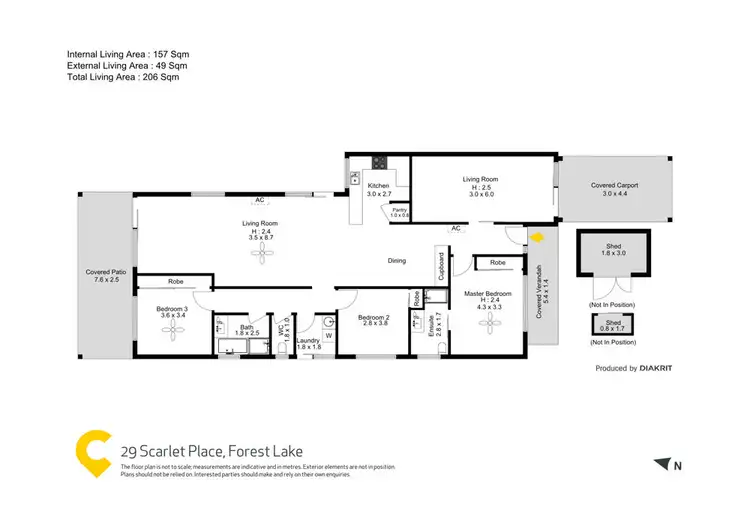 Floorplan of Homely house listing, 29 Scarlet Place, Forest Lake QLD 4078