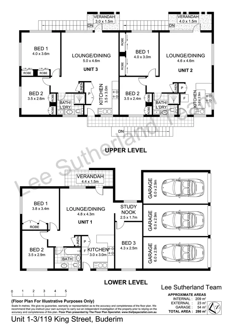 Floorplan of Homely unit listing, 1/119 King St, Buderim QLD 4556