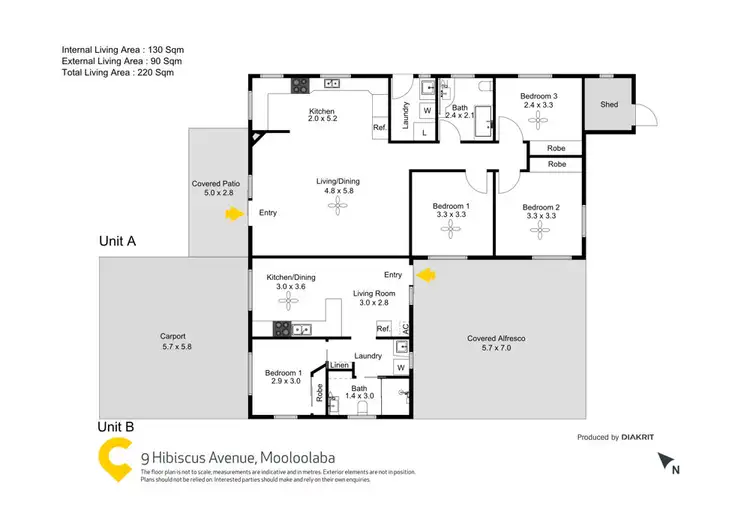 Floorplan of Homely house listing, 9 Hibiscus Avenue, Mooloolaba QLD 4557