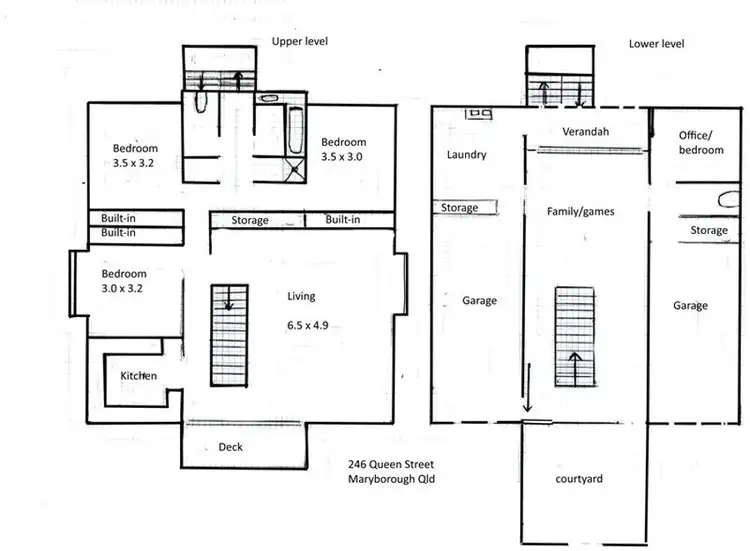 Floorplan of Homely house listing, 246 Queen Street, Maryborough QLD 4650