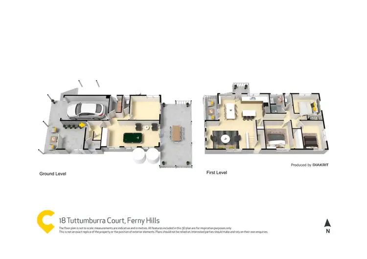 Floorplan of Homely house listing, 18 Tuttumburra Court, Ferny Hills QLD 4055
