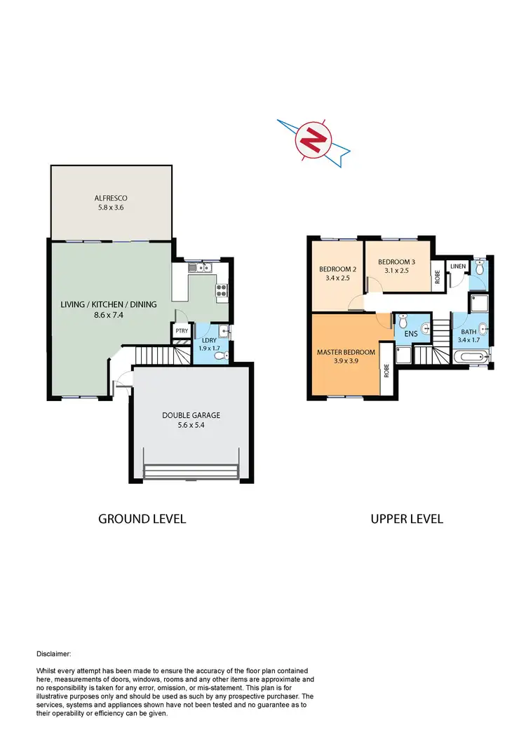 Floorplan of Homely townhouse listing, 16/30 Glenrowan Ave, Kellyville NSW 2155