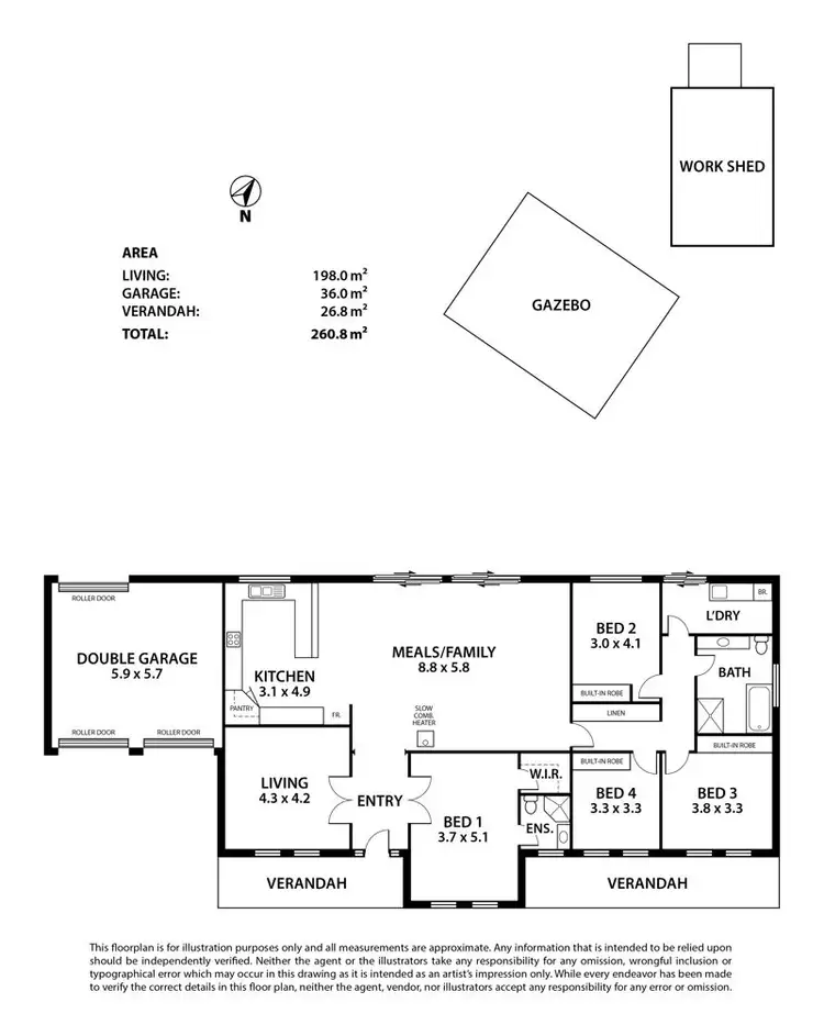 Floorplan of Homely house listing, 18 Silverwood Drive, Mount Barker SA 5251