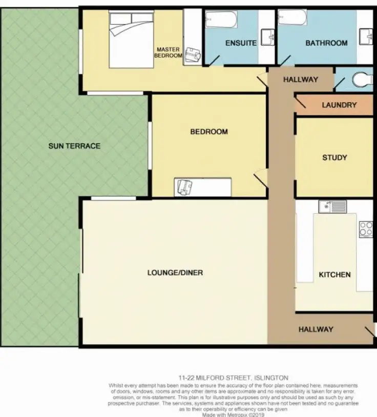 Floorplan of Homely apartment listing, 11/21 Milford Street, Islington NSW 2296