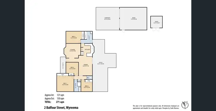 Floorplan of Homely house listing, 2 Balfour Street, Wyreema QLD 4352