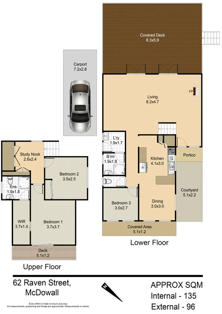 Floorplan of Homely house listing, 62 Raven St, Mcdowall QLD 4053