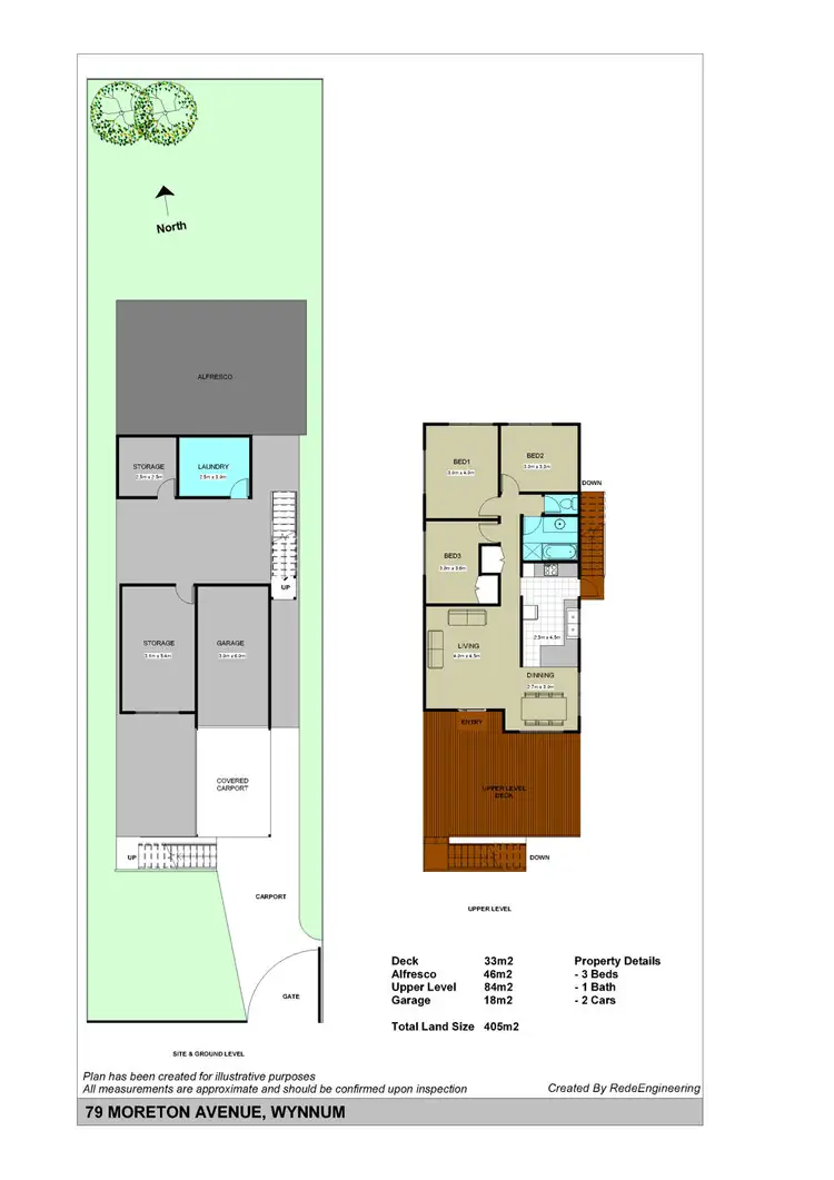 Floorplan of Homely house listing, 79 Moreton Ave, Wynnum QLD 4178