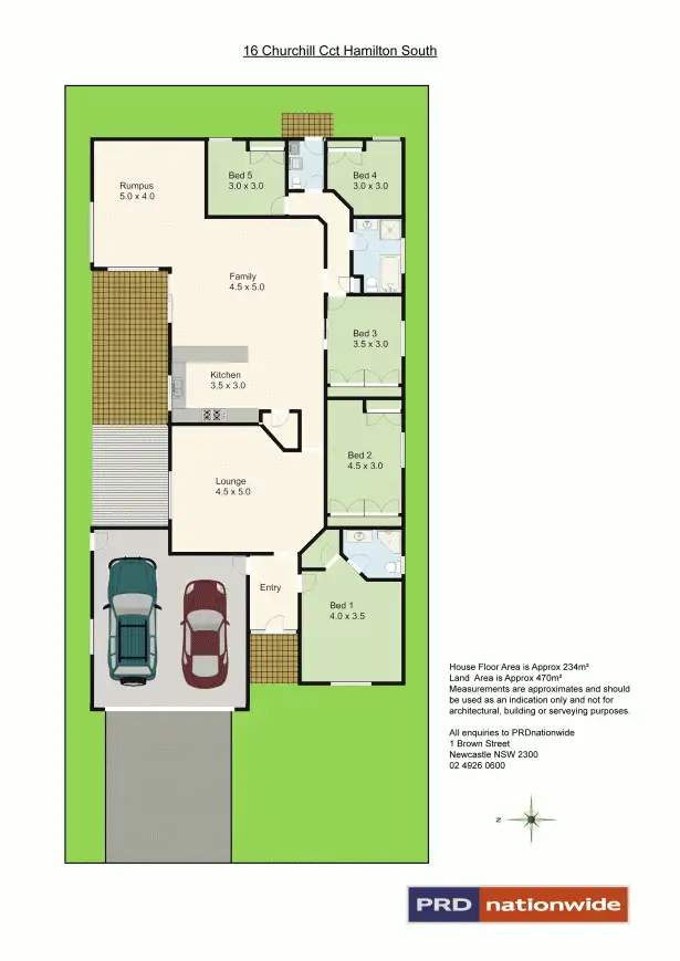 Floorplan of Homely house listing, 16 Churchill Circuit, Hamilton South NSW 2303