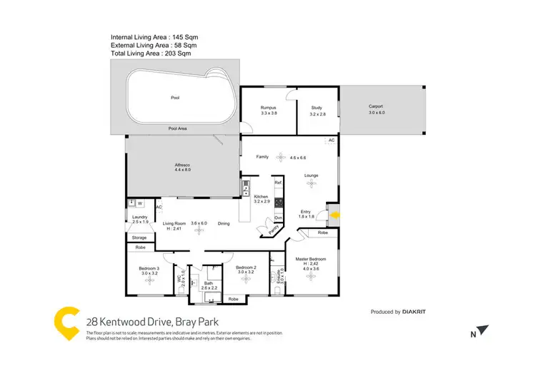 Floorplan of Homely house listing, 28 Kentwood Drive, Bray Park QLD 4500