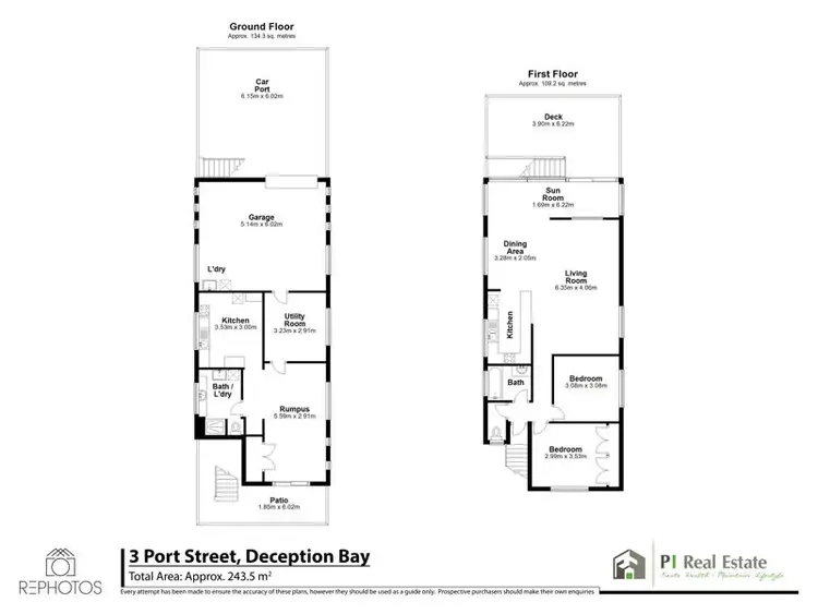 Floorplan of Homely house listing, 3 Port Street, Deception Bay QLD 4508