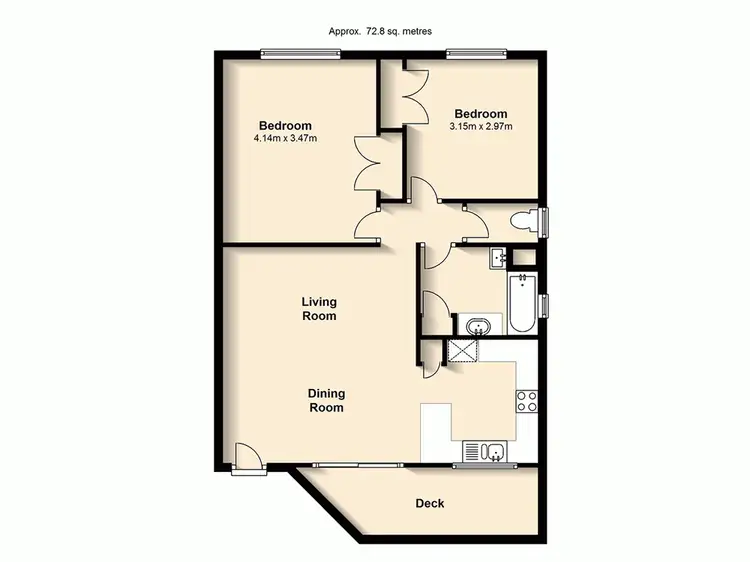 Floorplan of Homely unit listing, 16/49 Wilton Terrace, Yeronga QLD 4104