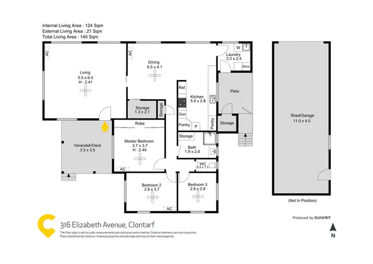 Floorplan of Homely house listing, 316 Elizabeth Avenue, Clontarf QLD 4019