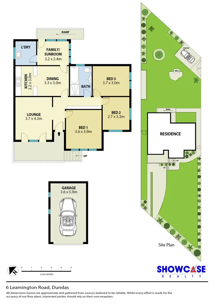 Floorplan of Homely house listing, 6 Leamington Road, Dundas NSW 2117
