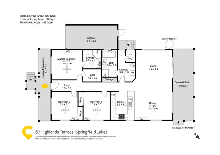 Floorplan of Homely house listing, 67 Highlands Terrace, Springfield Lakes QLD 4300