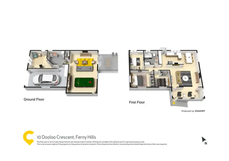 Floorplan of Homely house listing, 10 Dooloo Crescent, Ferny Hills QLD 4055
