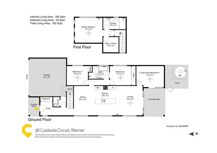 Floorplan of Homely house listing, 36 Cooloola Circuit, Warner QLD 4500