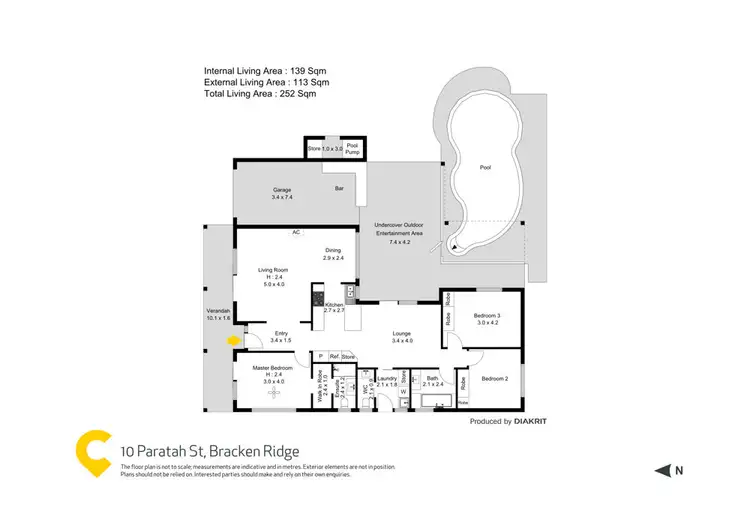 Floorplan of Homely house listing, 10 Paratah Street, Bracken Ridge QLD 4017