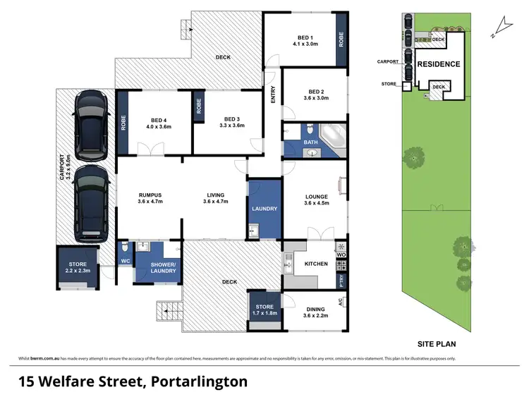 Floorplan of Homely house listing, 15 Welfare Street, Portarlington VIC 3223