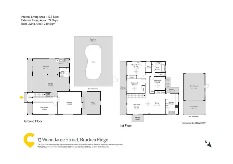 Floorplan of Homely house listing, 13 Woondaree Street, Bracken Ridge QLD 4017