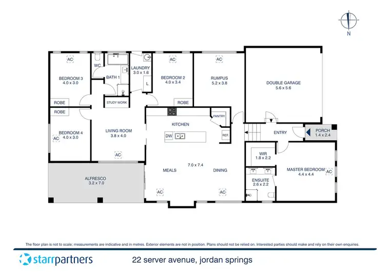Floorplan of Homely house listing, 22 Server Avenue, Jordan Springs NSW 2747