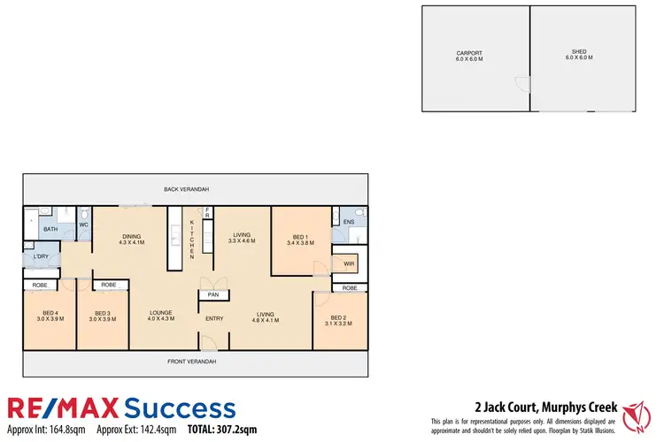 Floorplan of Homely house listing, 2 Jack Court, Murphys Creek QLD 4352