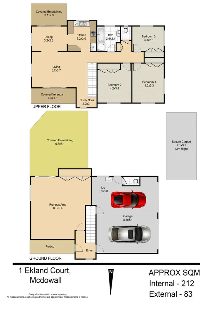 Floorplan of Homely house listing, 1 Ekland Court, Mcdowall QLD 4053