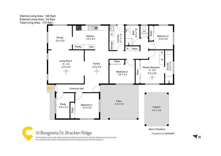Floorplan of Homely house listing, 10 Bungowla Street, Bracken Ridge QLD 4017