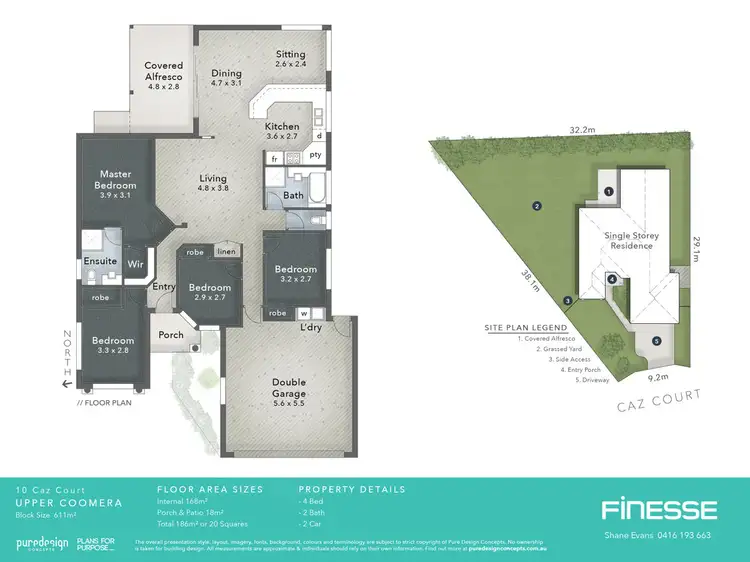 Floorplan of Homely house listing, 10 Caz Court, Upper Coomera QLD 4209