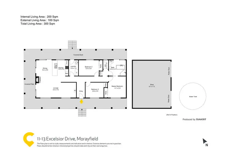 Floorplan of Homely house listing, 11-13 Excelsior Drive, Morayfield QLD 4506