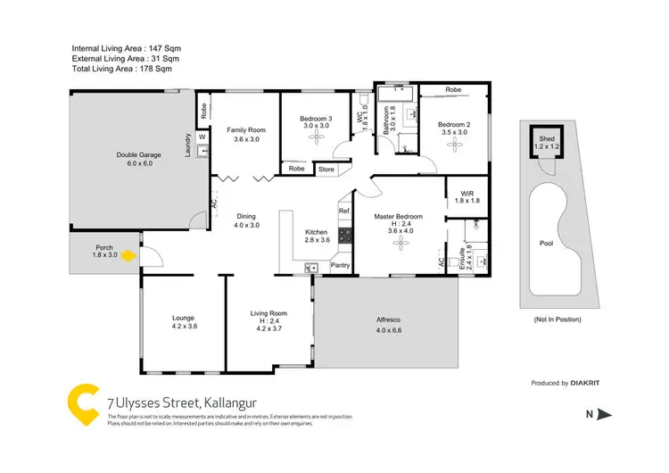 Floorplan of Homely house listing, 7 Ulysses Street, Kallangur QLD 4503