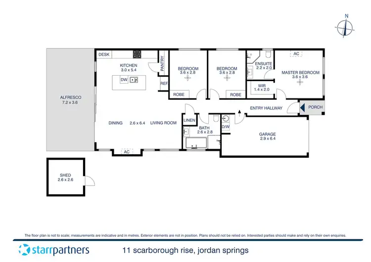 Floorplan of Homely house listing, 11 Scarborough Rise, Jordan Springs NSW 2747