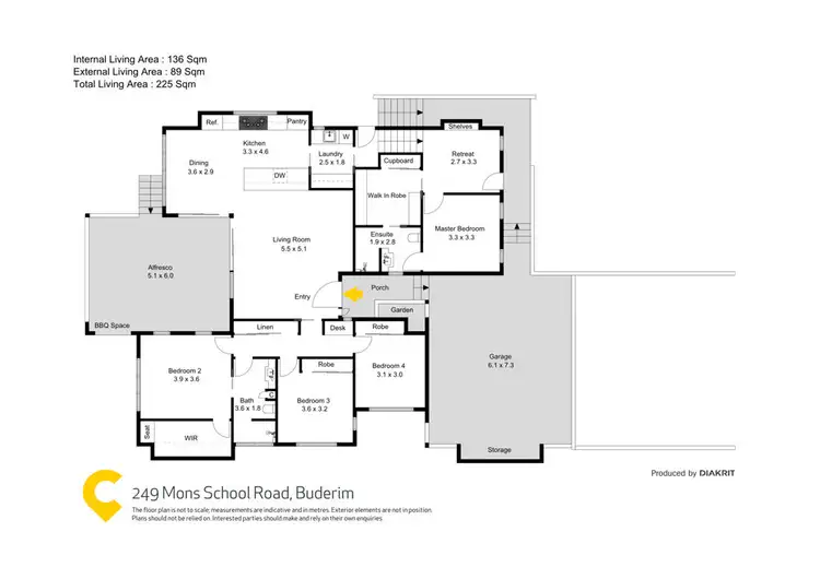 Floorplan of Homely house listing, 249 Mons School Road, Buderim QLD 4556