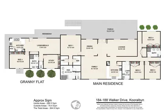 Floorplan of Homely rural property listing, 184 Walker Drive, Kooralbyn QLD 4285