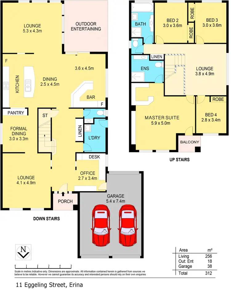 Floorplan of Homely house listing, 11 Eggeling Street, Erina NSW 2250