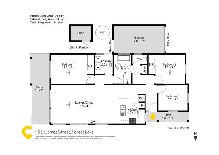 Floorplan of Homely house listing, 56 St James Street, Forest Lake QLD 4078
