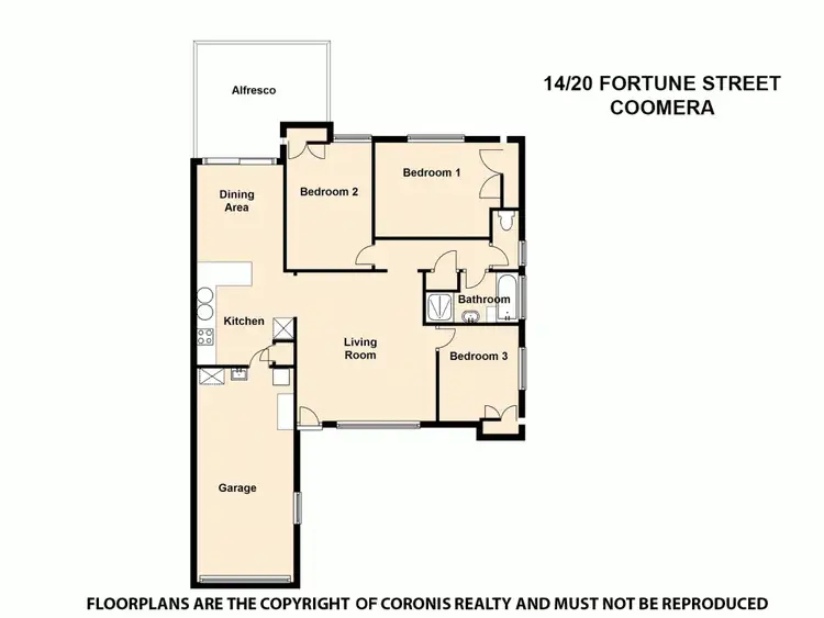 Floorplan of Homely house listing, Z14/20 Fortune Street, Coomera QLD 4209