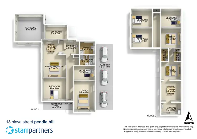 Floorplan of Homely house listing, 13 Binya Street, Pendle Hill NSW 2145
