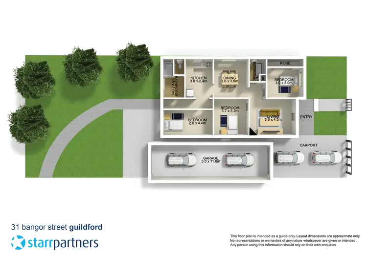 Floorplan of Homely house listing, 31 Bangor Street, Guildford NSW 2161