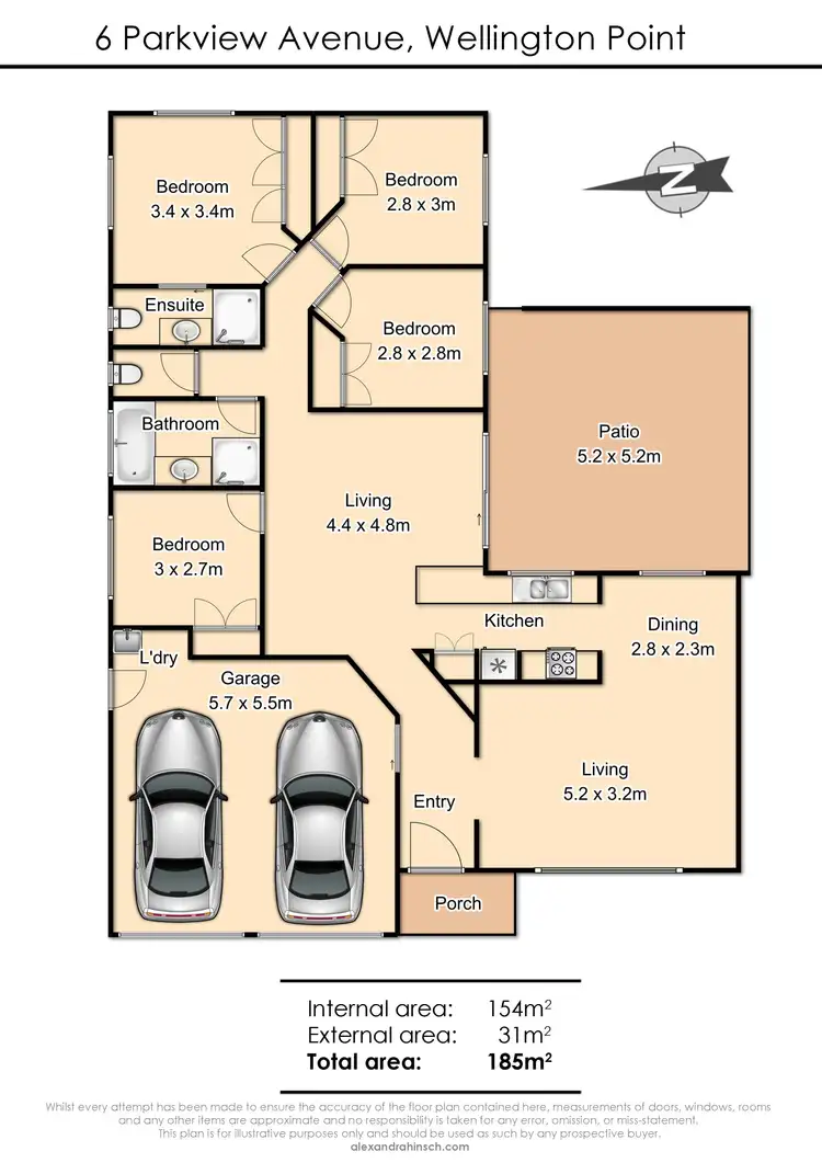 Floorplan of Homely house listing, 6 Parkview Avenue, Wellington Point QLD 4160