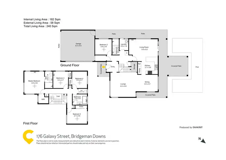 Floorplan of Homely house listing, 176 Galaxy Street, Bridgeman Downs QLD 4035