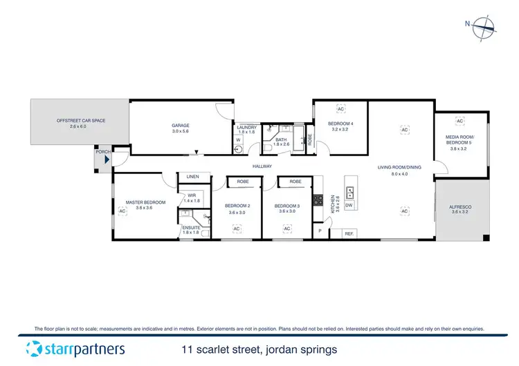 Floorplan of Homely house listing, 11 Scarlet Street, Jordan Springs NSW 2747