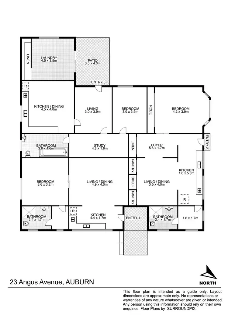 Floorplan of Homely house listing, 23 Angus Ave, Auburn NSW 2144