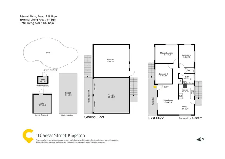 Floorplan of Homely house listing, 11 Caesar Street, Kingston QLD 4114