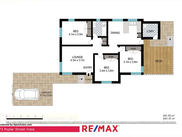 Floorplan of Homely house listing, 73 Poplar Street, Inala QLD 4077