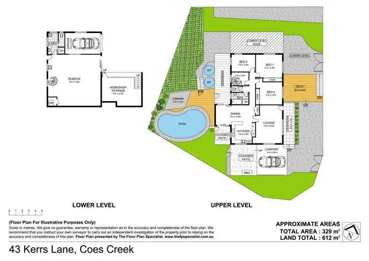 Floorplan of Homely house listing, 43 Kerrs Lane, Coes Creek QLD 4560